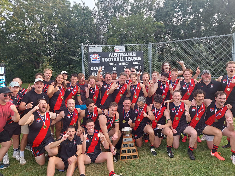2026 AFL Ontario Premiers:Toronto Dingos!