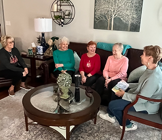 Book Club gathering of Saving Vincent, the story of Jo Van Gogh