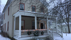 Curb Appeal during the Holiday Season; using those front porches, wreathes, seasonal greenery and Christmas lights to their best advantage.