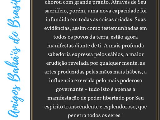 Testemunho de Bahá'u'lláh sobre Jesus Cristo, citado em Cristo e Bahá'u'lláh p.22
