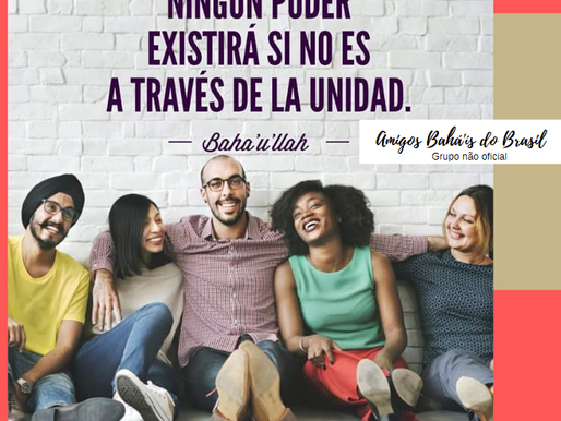 Aprenda a viver sem preconceitos. Unidade é a palavra de ordem.
