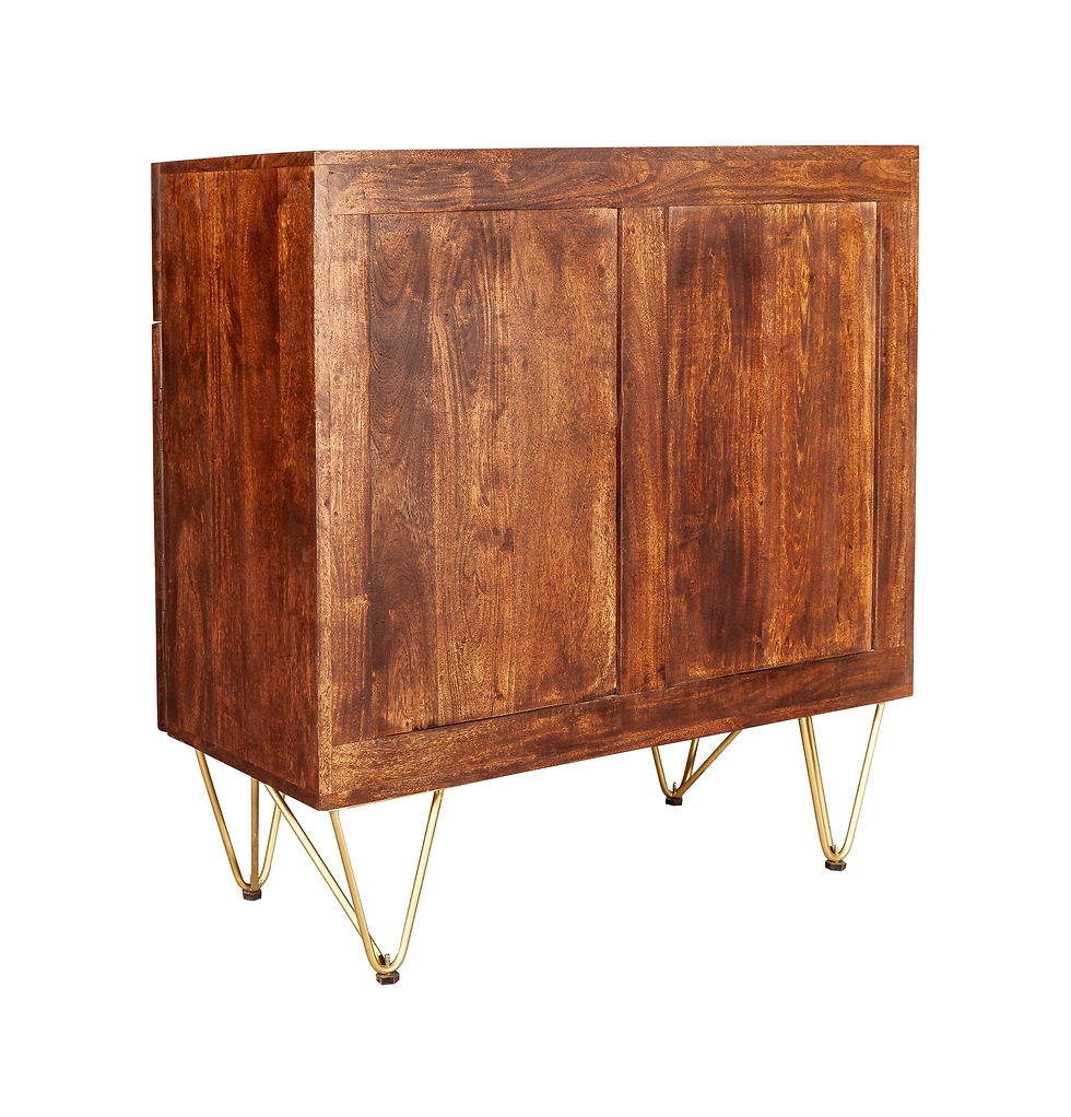 Thumbnail: Dark Gold 2 Door Medium Sideboard