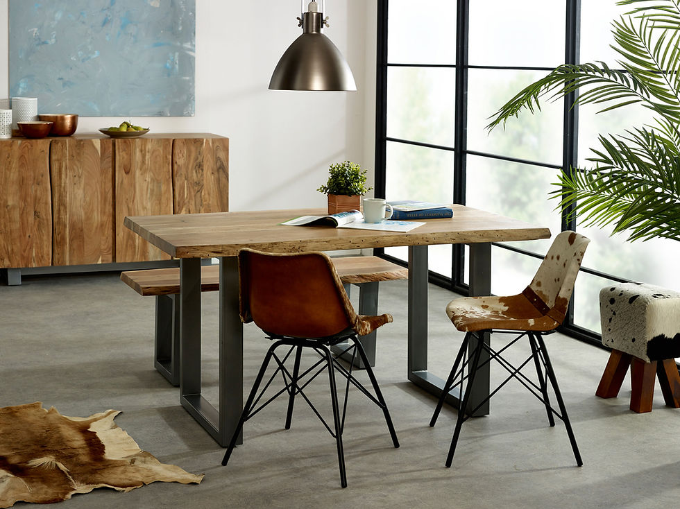Thumbnail: Baltic Live Edge Dining Table 1.5 M