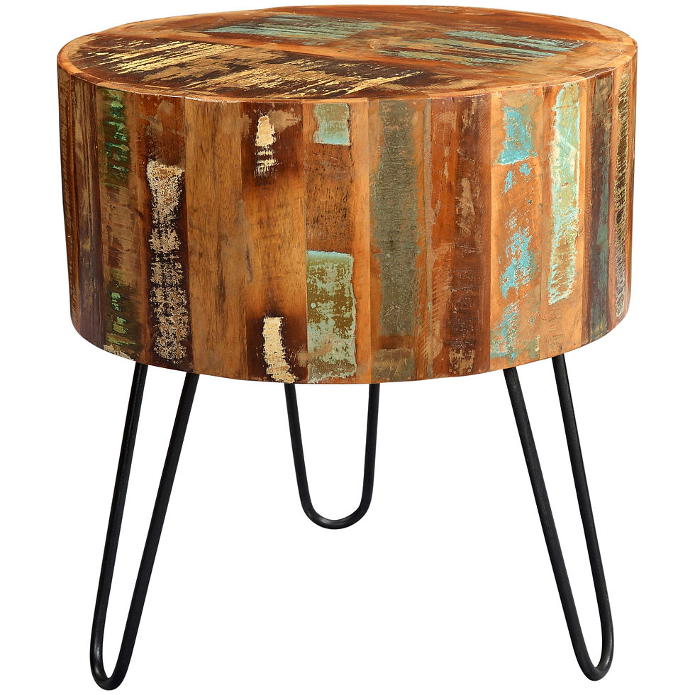Thumbnail: Coastal Drum Side Table