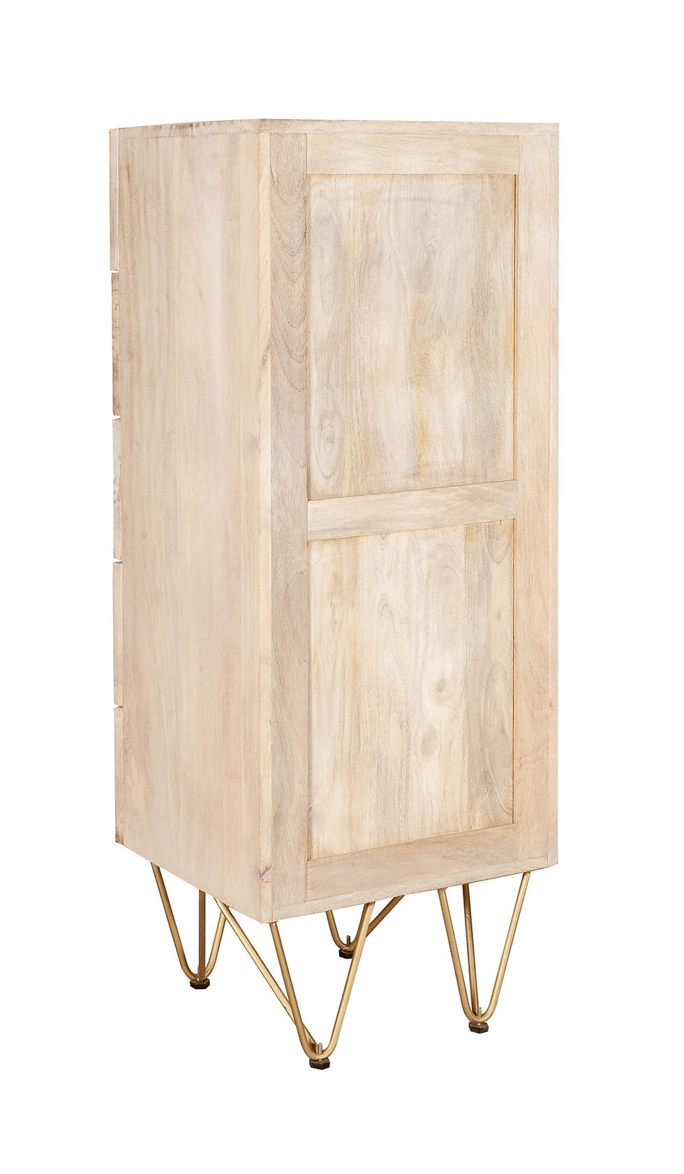 Thumbnail: Light Gold Tall Chest of Drawers