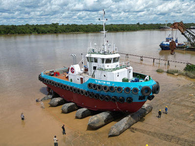 28M Tug Boat made in Malaysia, Class NK. Using KINGS Marine Steering Gear