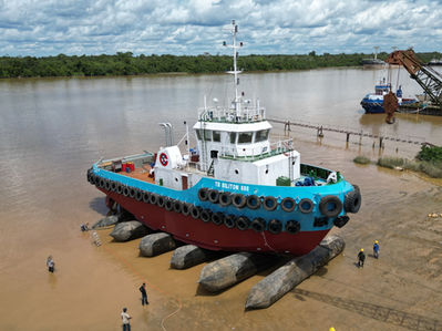 28M Tug Boat made in Malaysia, Class NK. Using KINGS Marine Steering Gear