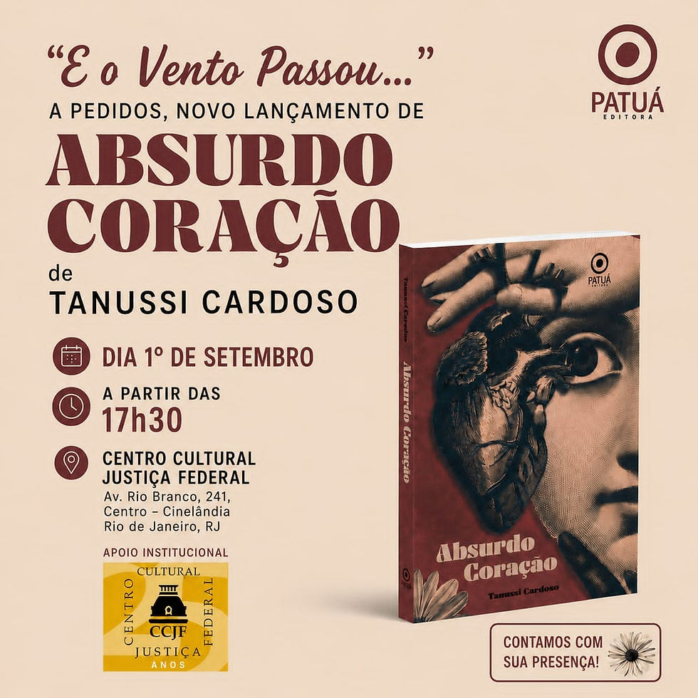 novo lançamento (a pedidos) do livro "coração absurdo"