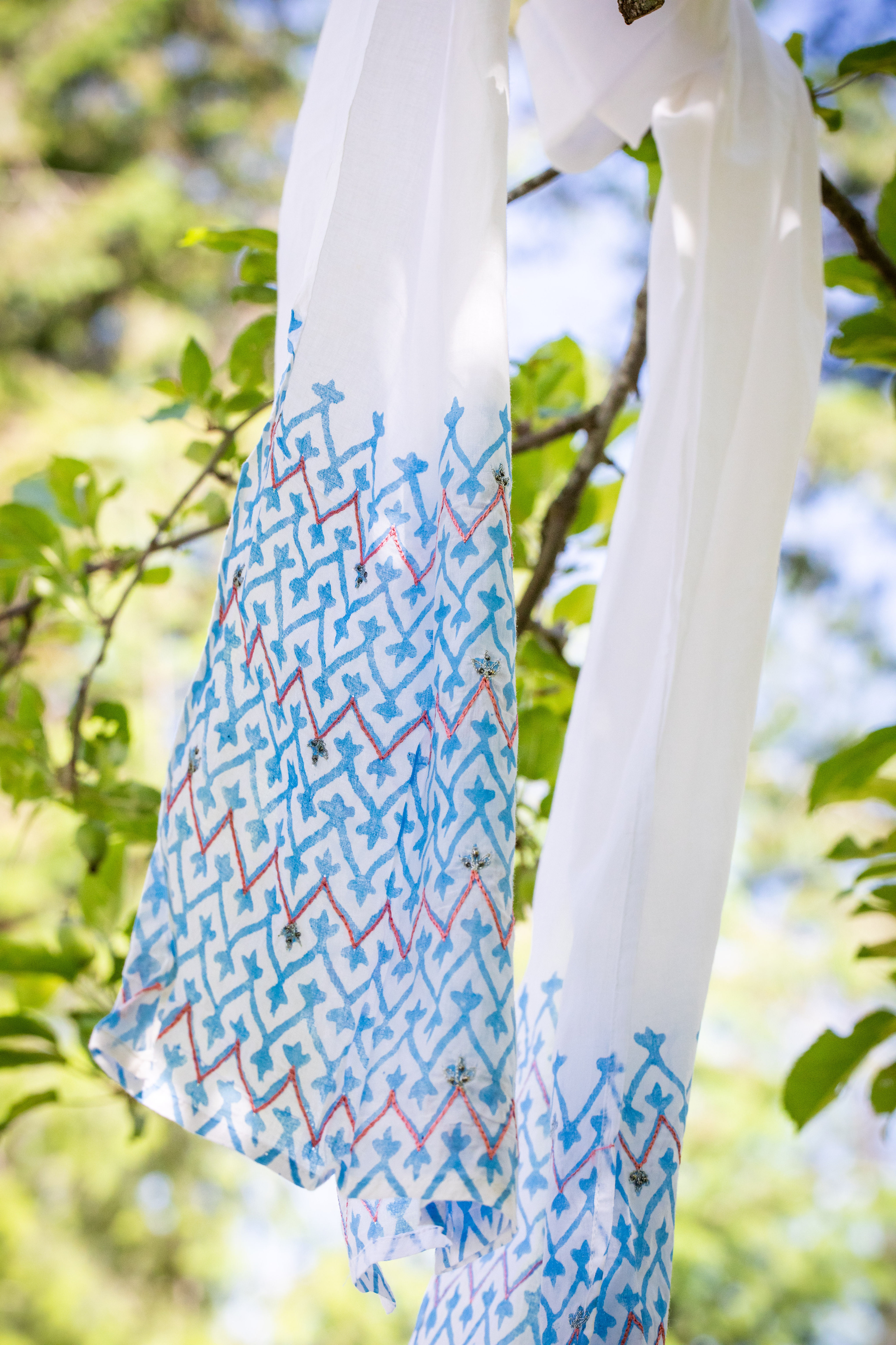 Ethnic Zig Zag Scarf