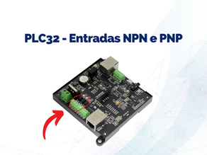 PLC32 - Entradas NPN e PNP