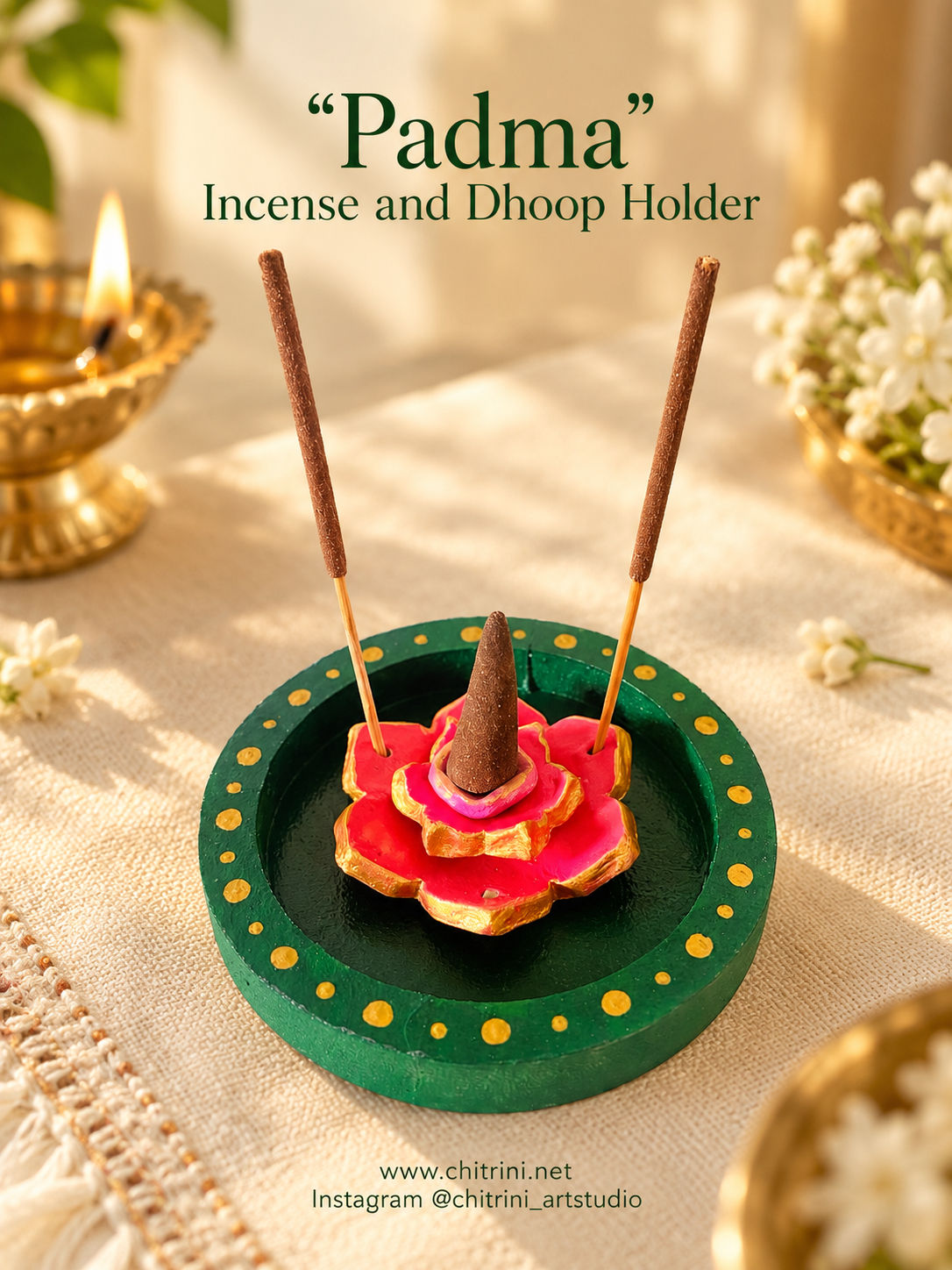 Padma | Handmade Incense and Dhoop Holder