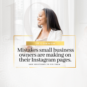 10 Common mistakes small businesses make on their Instagram page