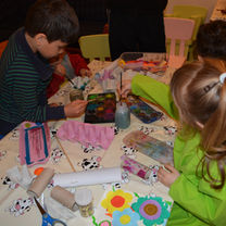 Mamma og meg - kreativitet! 21.4.