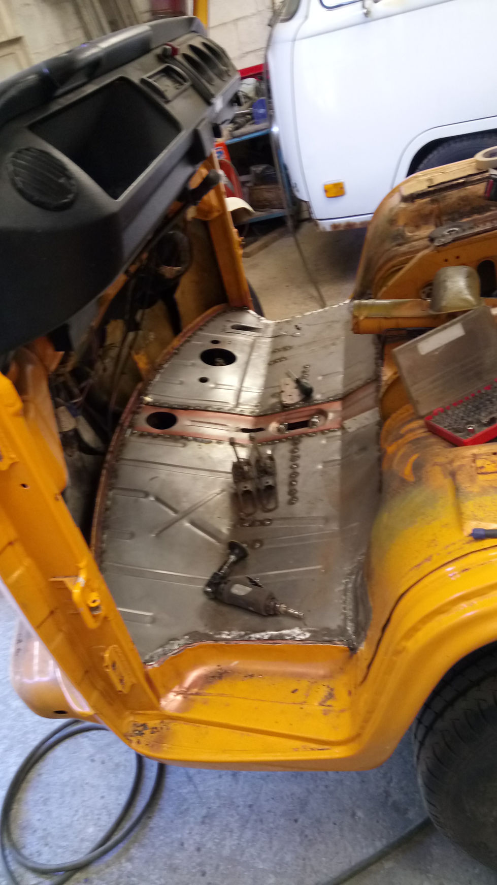 Cab floor