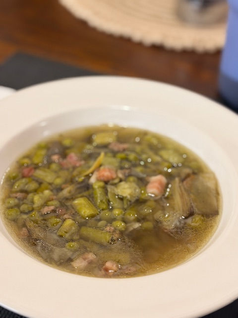 Lucchese spring soup, garmugia