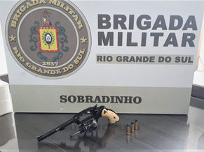 Brigada Militar realiza prisão por porte ilegal de arma de fogo