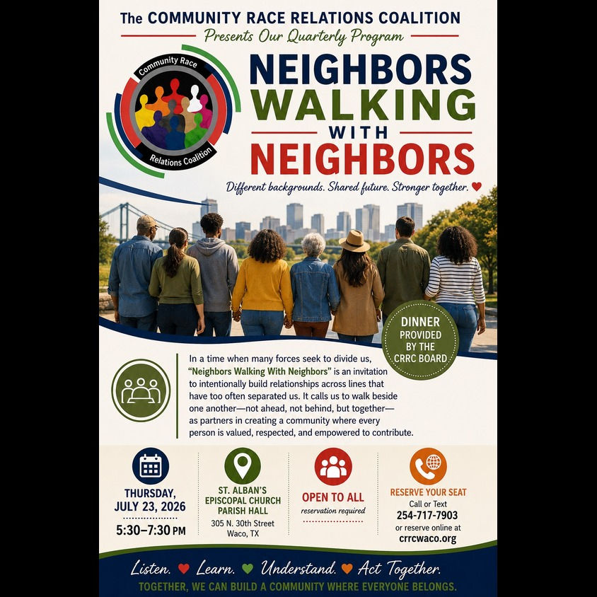 CRRC Quarterly Program: Neighbors Walking With Neighbors