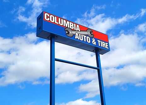 Auto & Tire Static Custom Signage