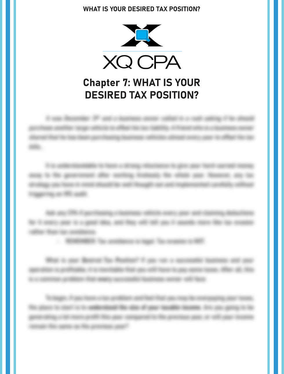 Thumbnail: BUNDLE: PDF + Audio | Chapter 7 | Tax Planning eBook