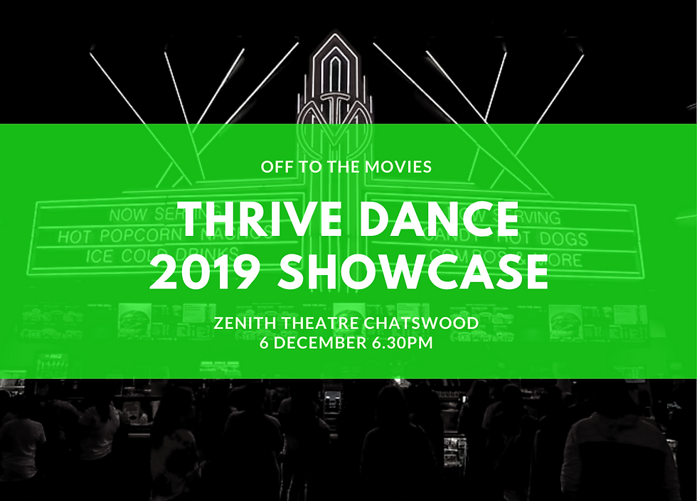 Showcase DVD Thrive Dance