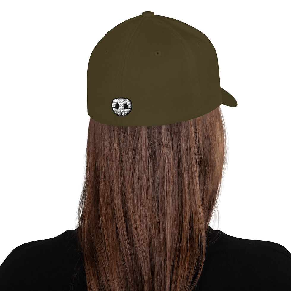 Thumbnail: NOSE BASEBALL HAT WHITE/BLACK
