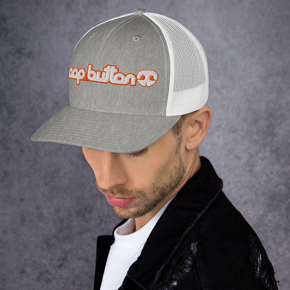 Thumbnail: LOGO TRUCKER HAT ORANGE/WHITE