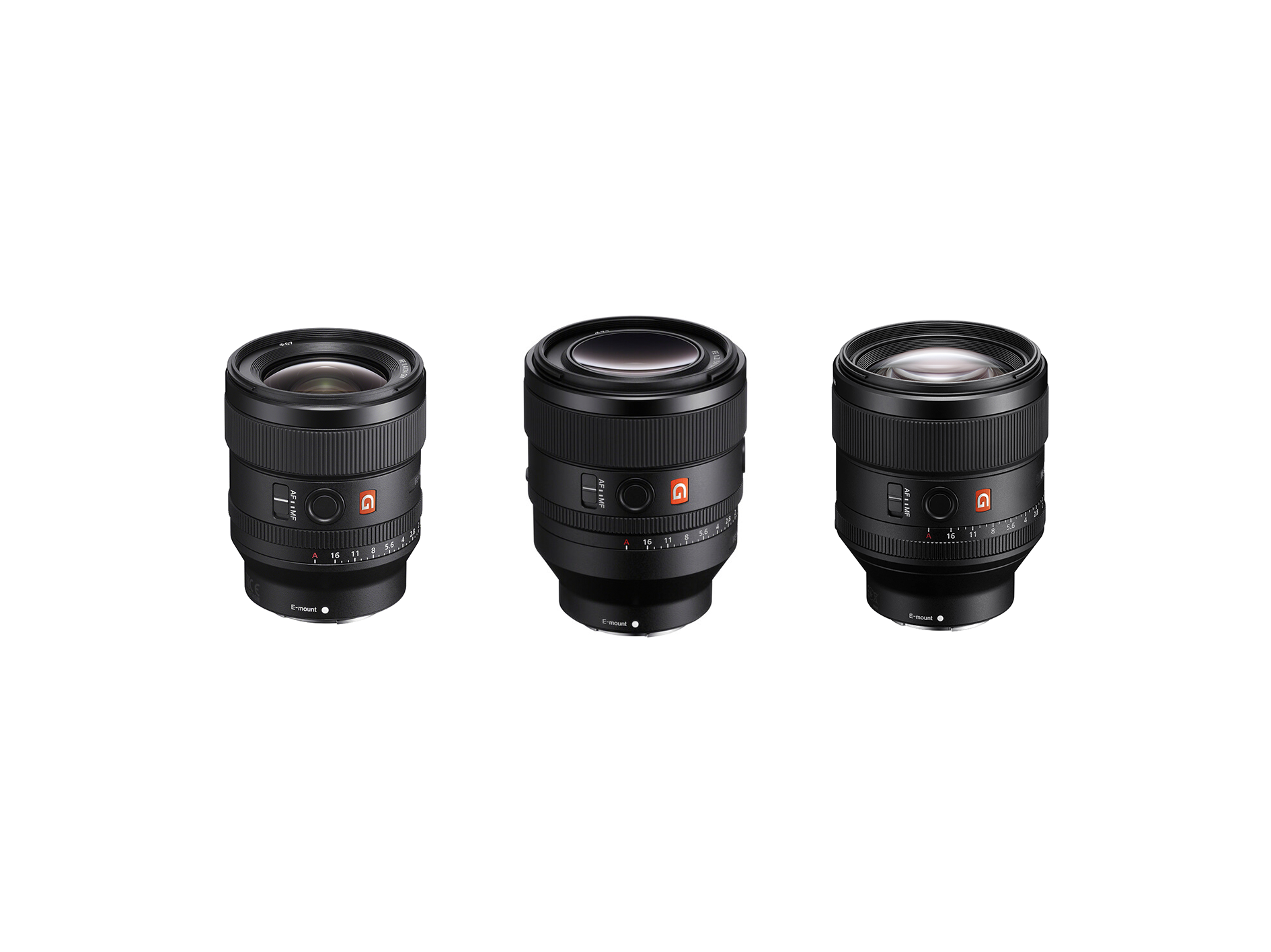 G-Master Prime Lens Package (24mm/50mm/85mm)