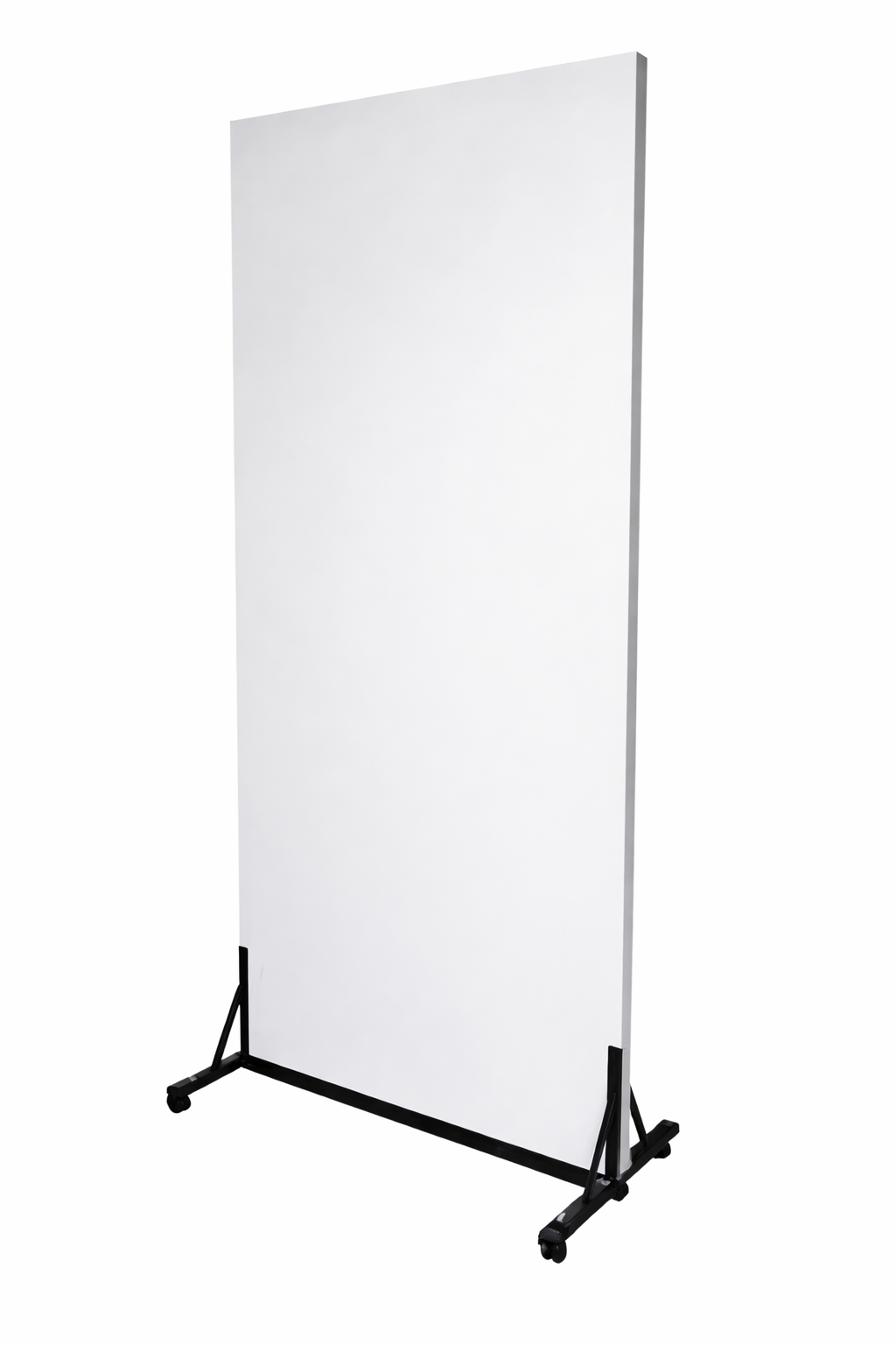 Poly Board With Roller Stand (White on White)