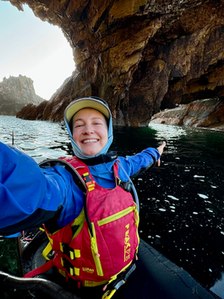 So much awe under the double sunset arch