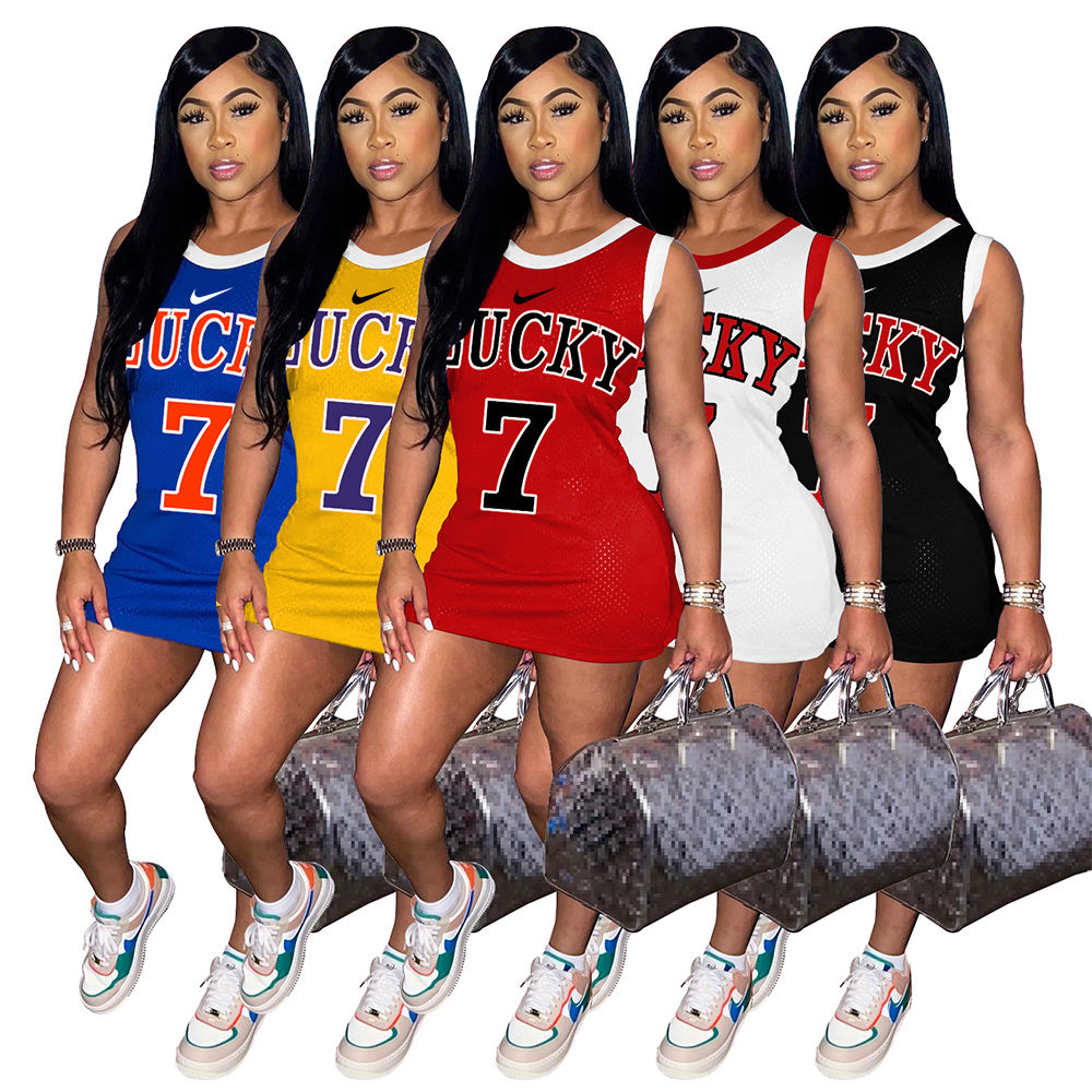 Lucky 7 Jersey Dress