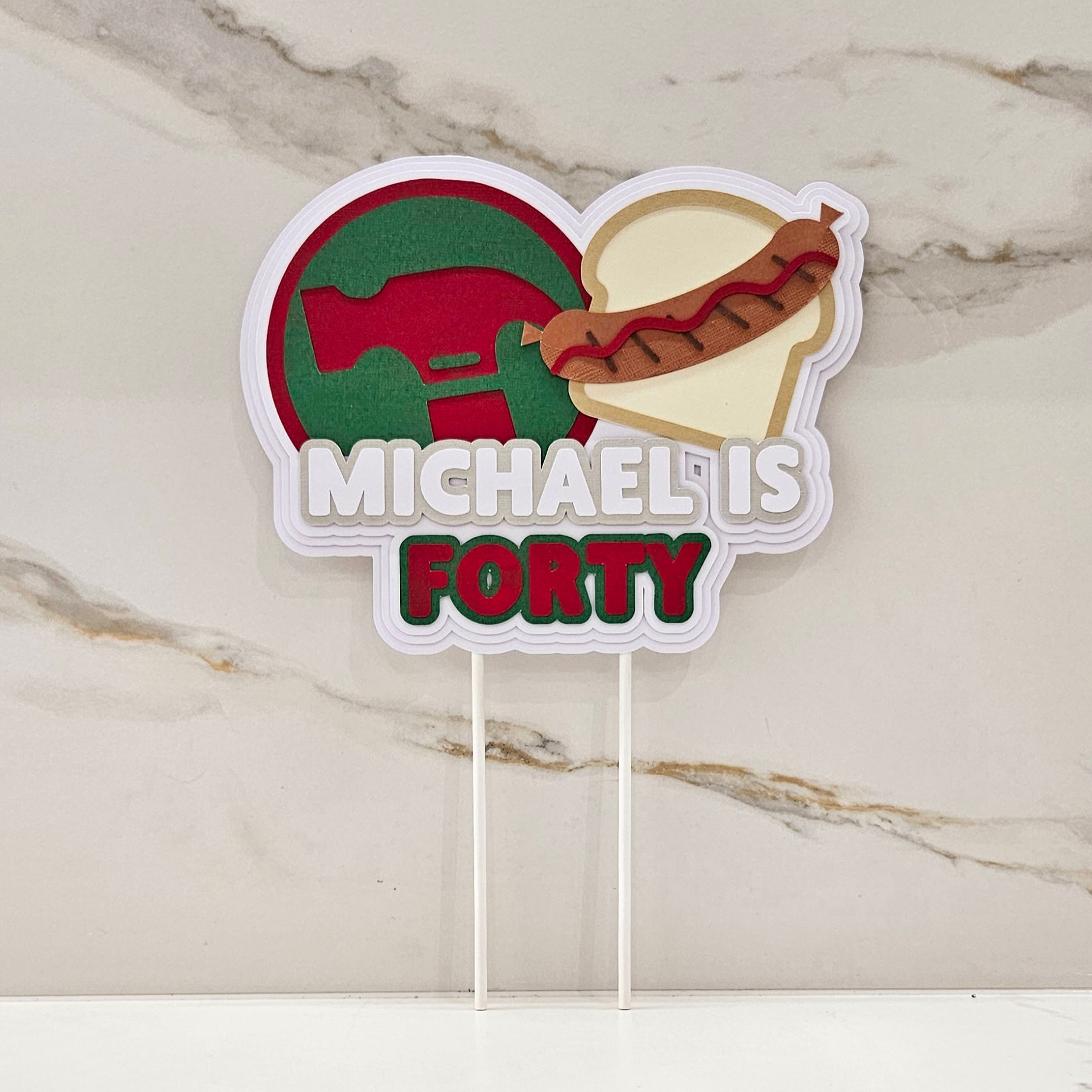 Personalised Bunnings Cake Topper