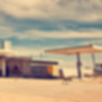 Abandoned road-side service station