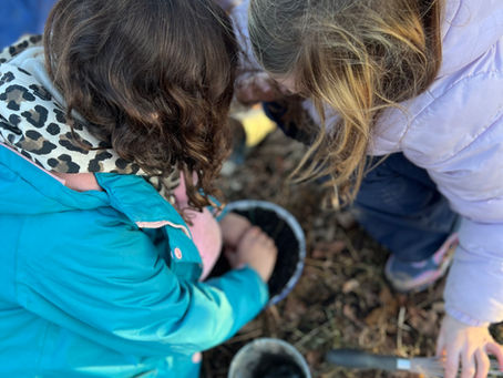 Making Houses and Supper: playing after school on 1/8/26