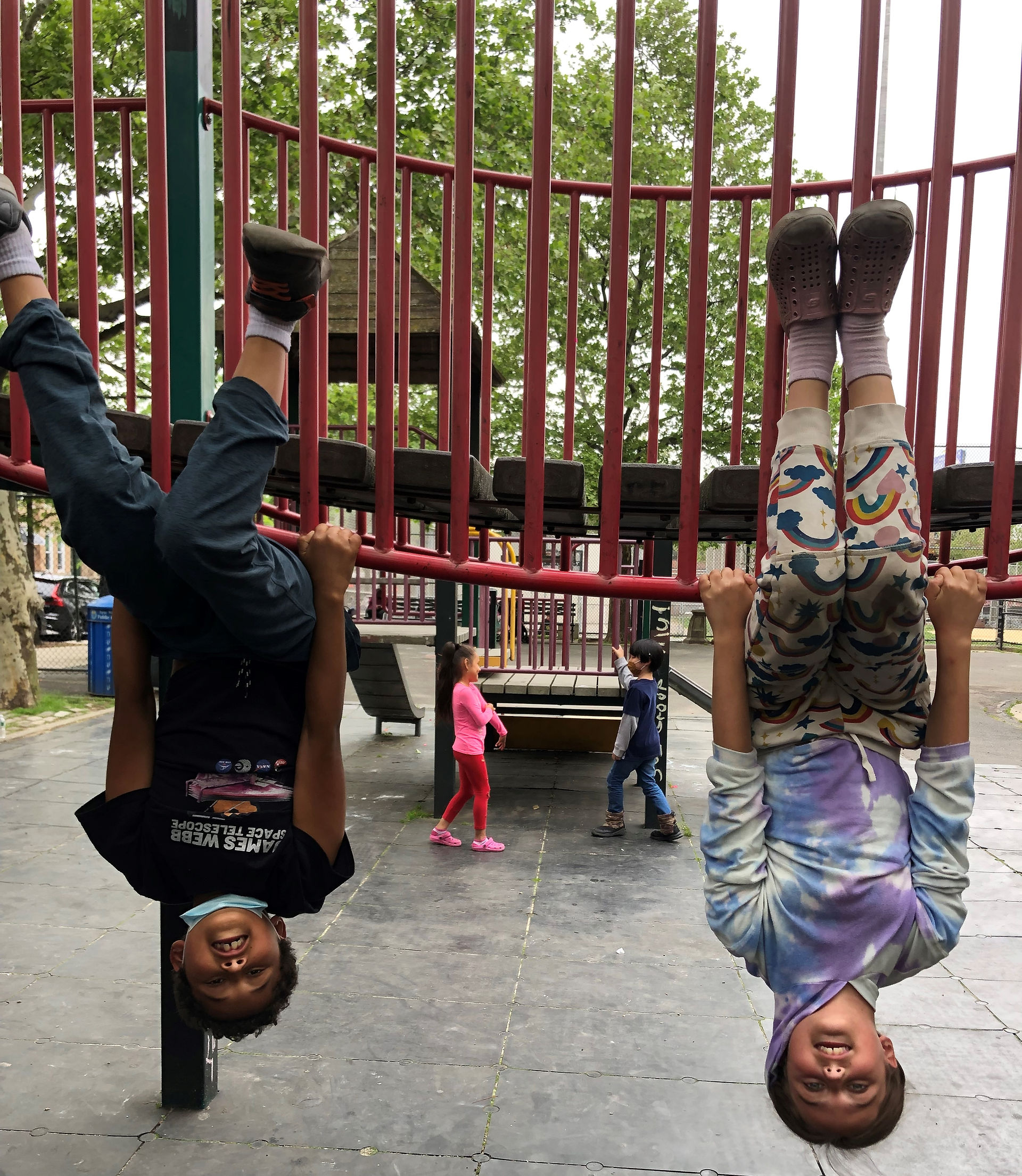 Upside down
