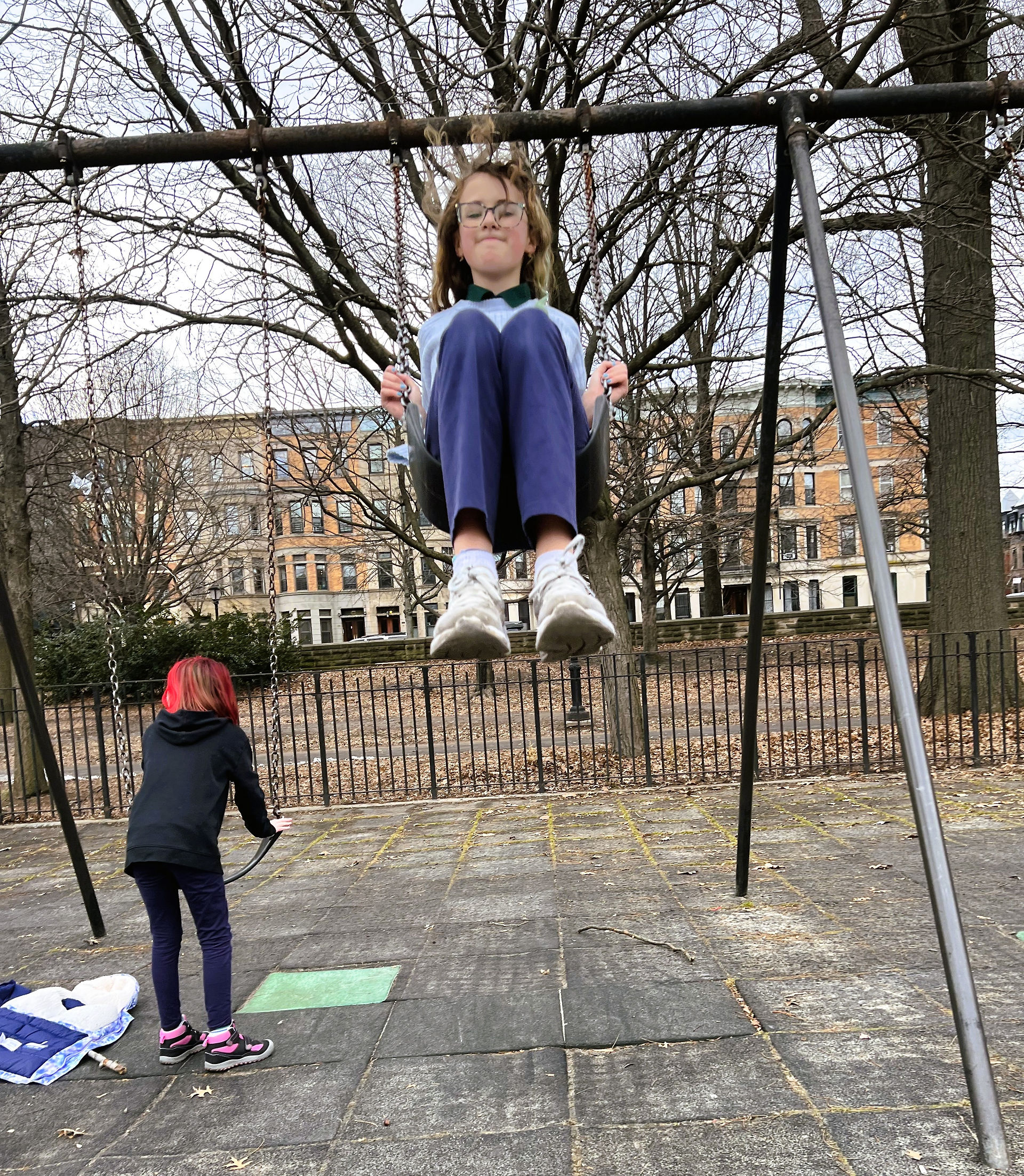 Swinging high