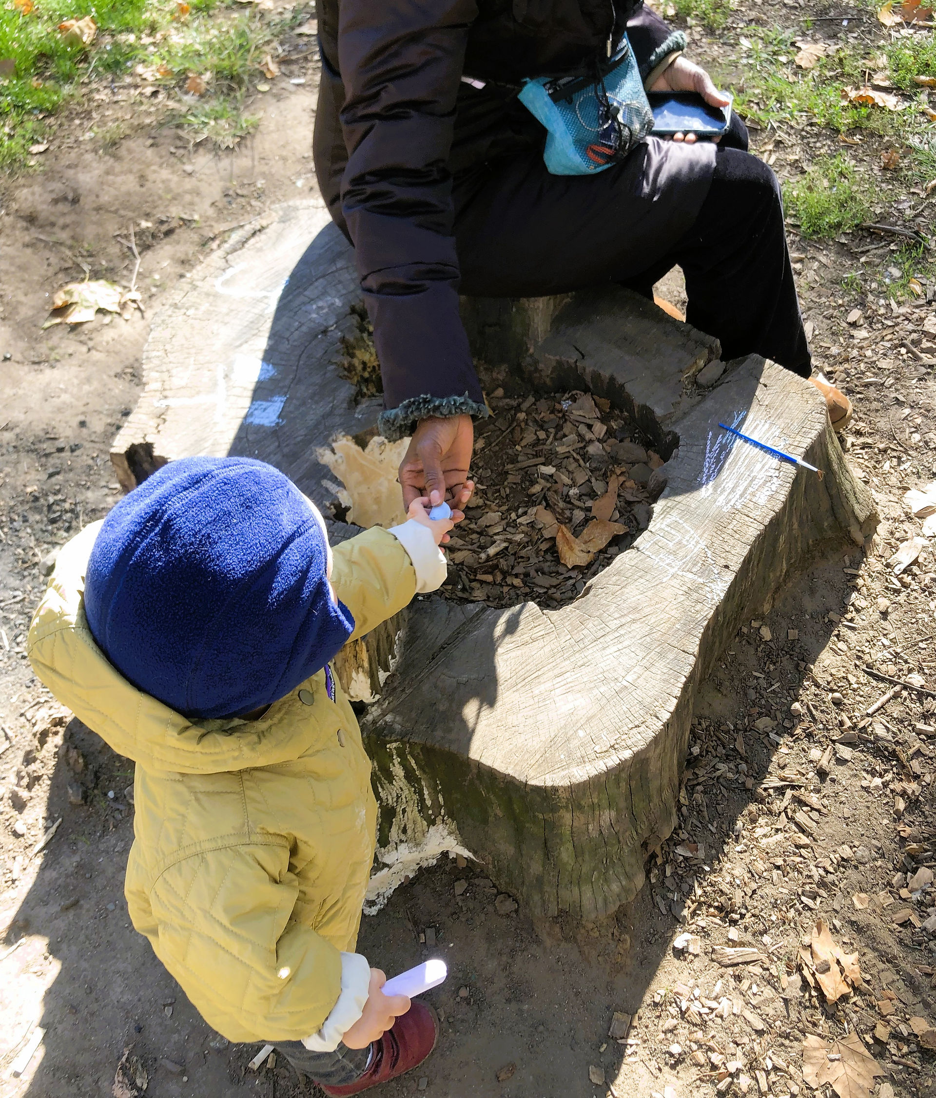 Sharing chalk