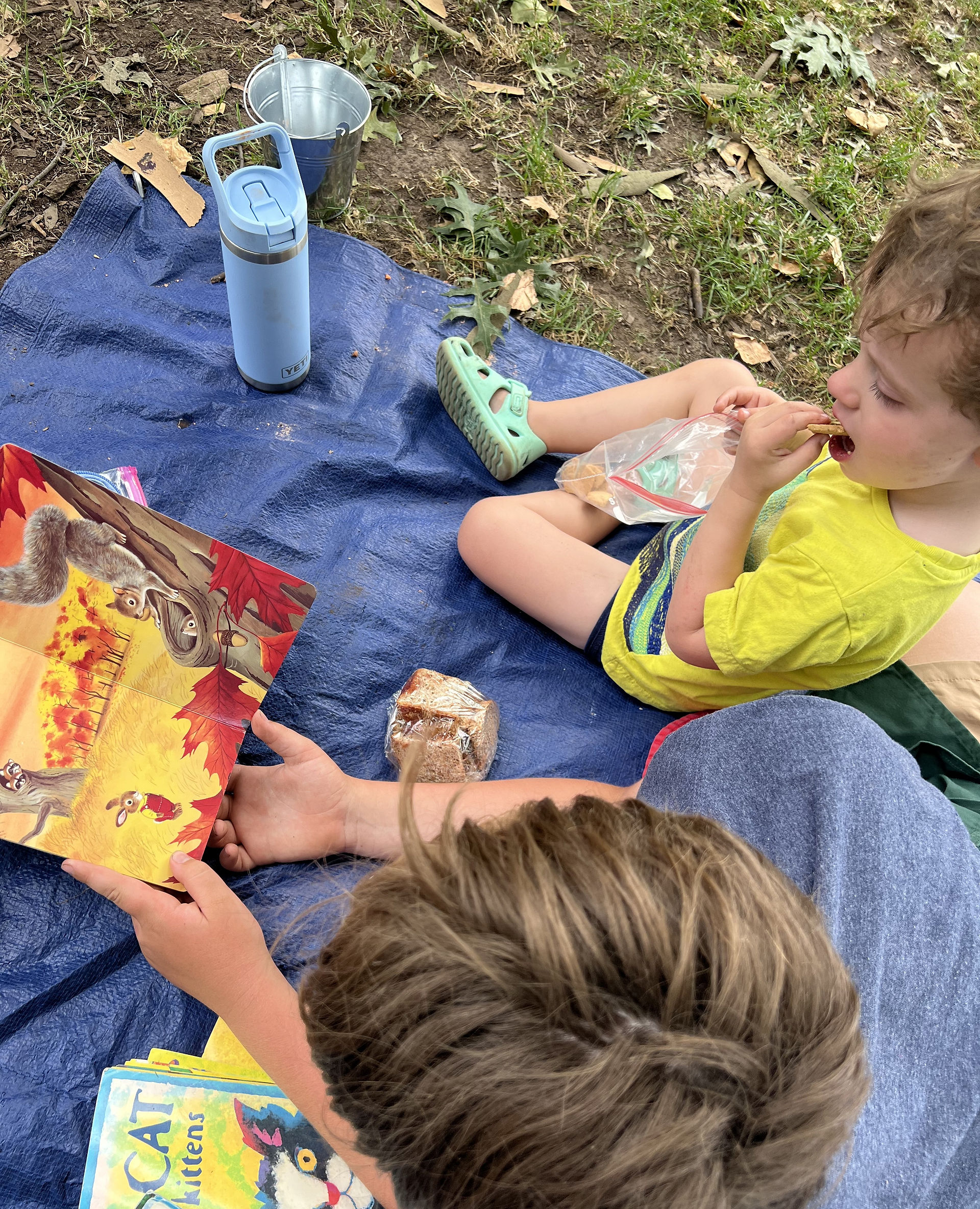 Reading with snack