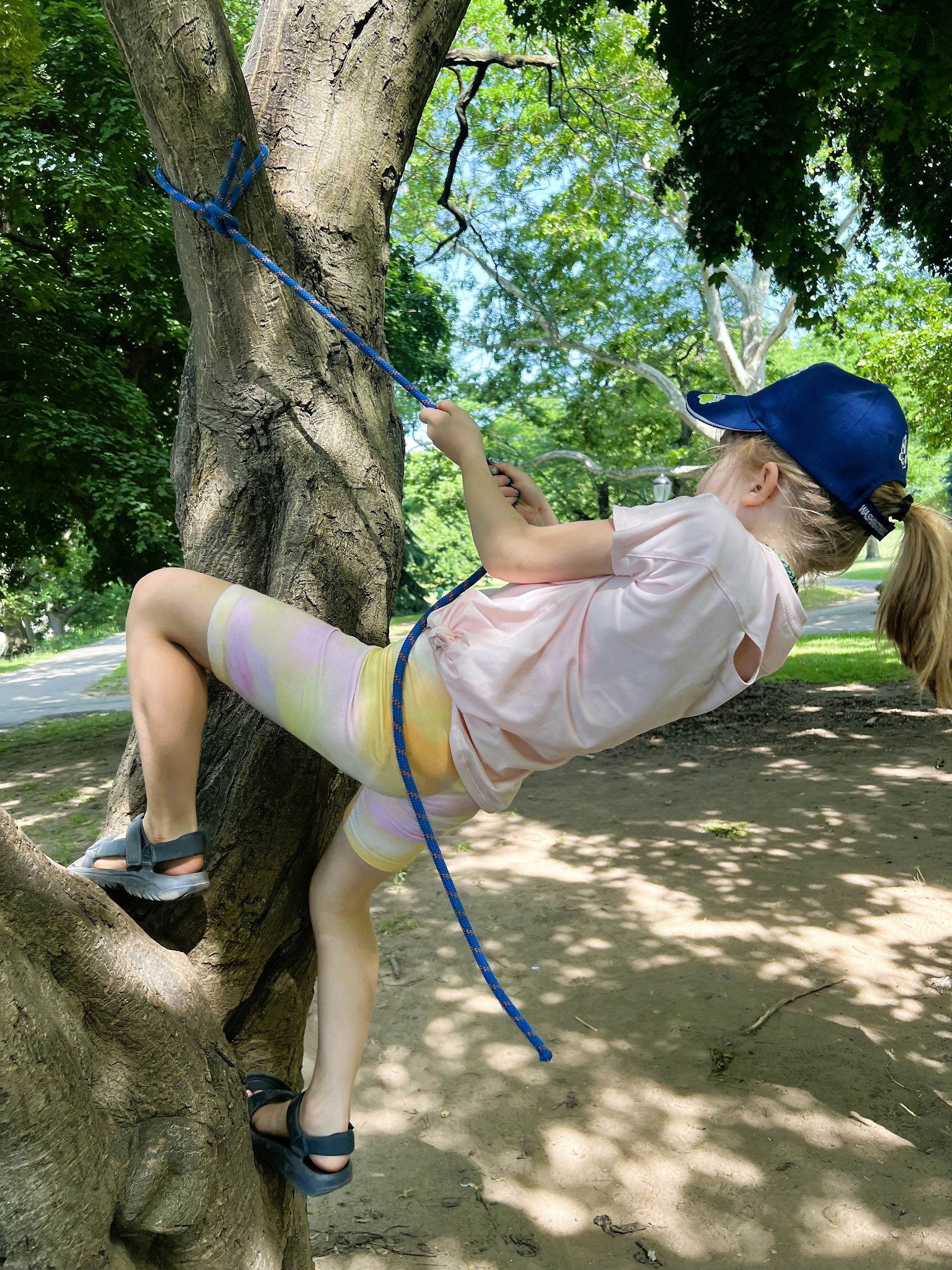 Climbing with a rope