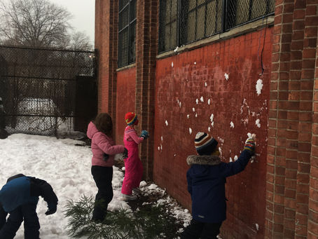 Snow slides and forts: playing the week of 2/8/21