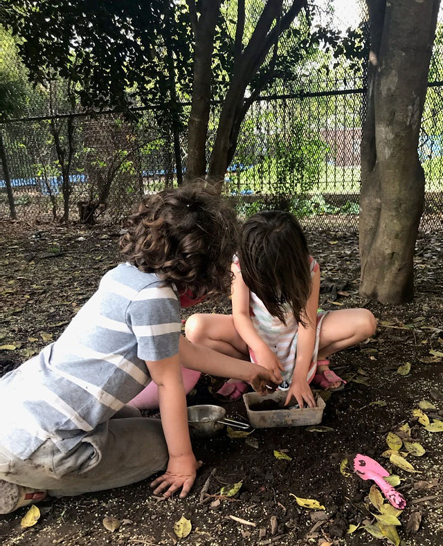 Digging together