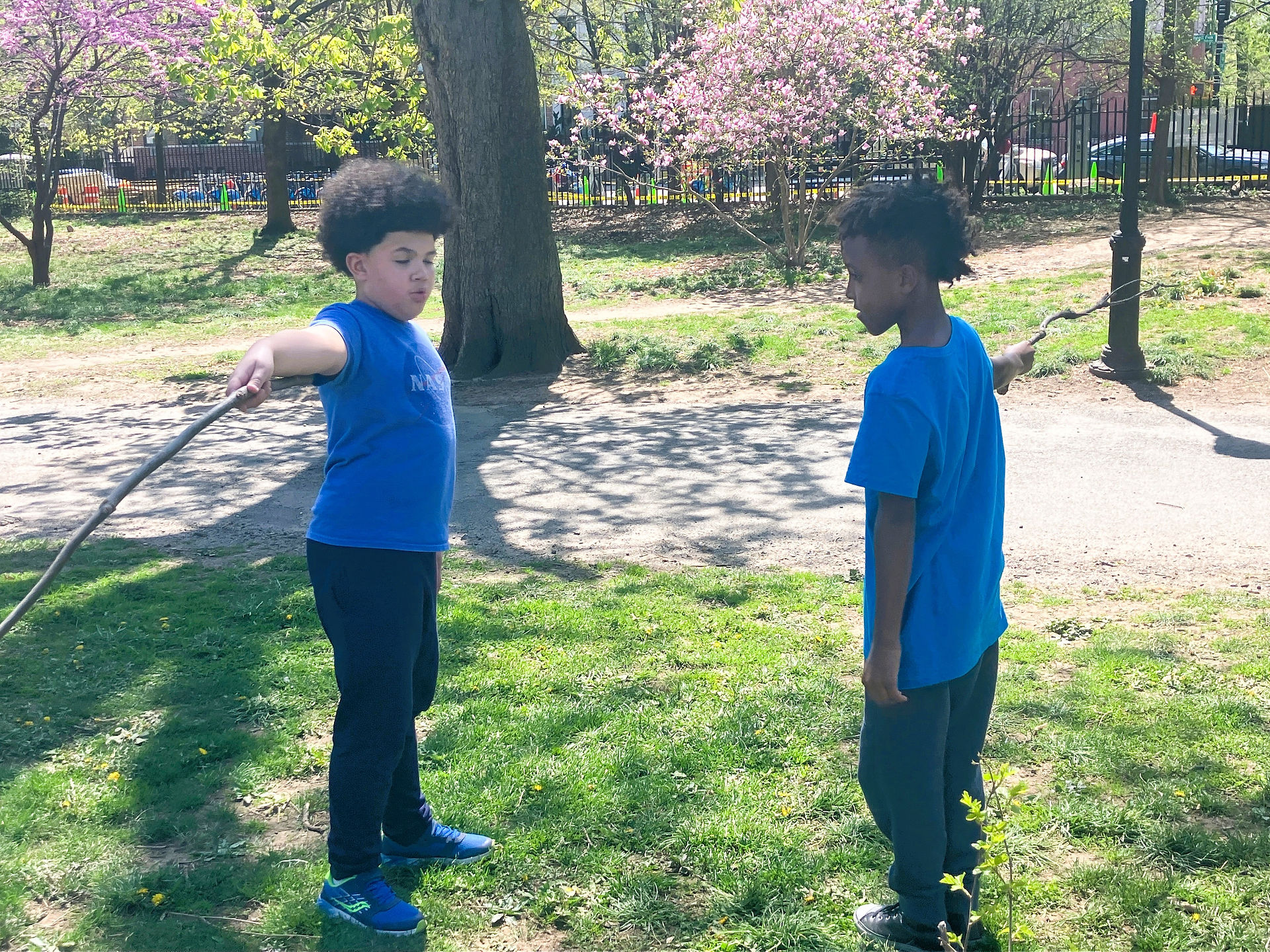 Teaching stick moves