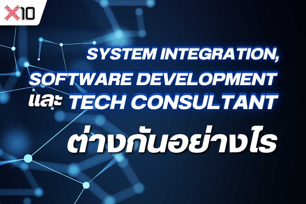 The different in System integration Software Development and Tech consultant