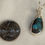 Thumbnail: Bisbee Turquoise Cab Mounted in Silver Filled Wire Wrapped Setting