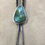 Thumbnail: Large Australian Turquoise Cabochon Set in Sterling Silver