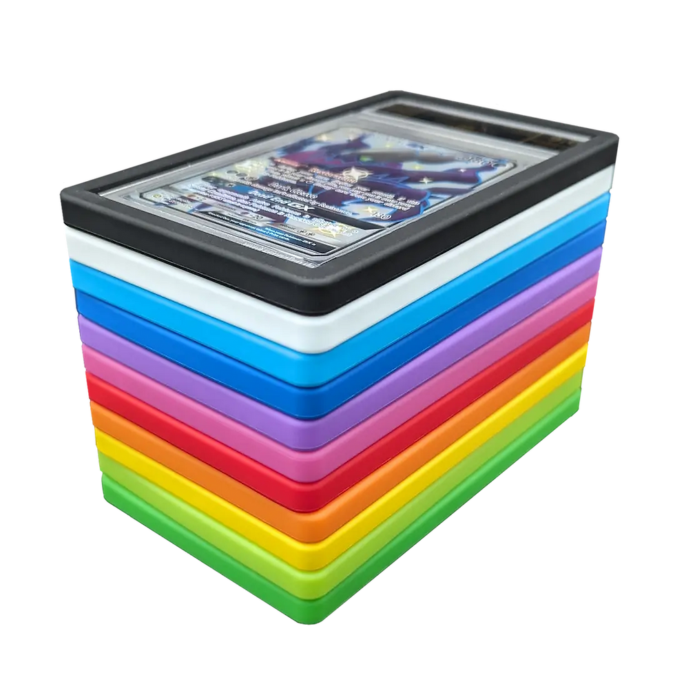 Bumper de goma para cartas gradeadas
