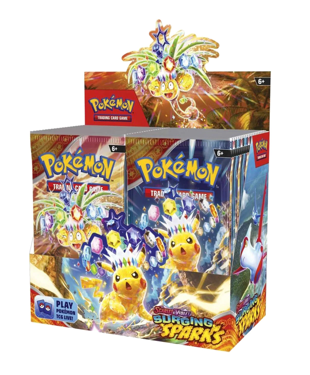 Pokemon Caja de 36 Sobres - Chispas Fulgurantes - Español