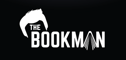 Black and White Bookman Logo