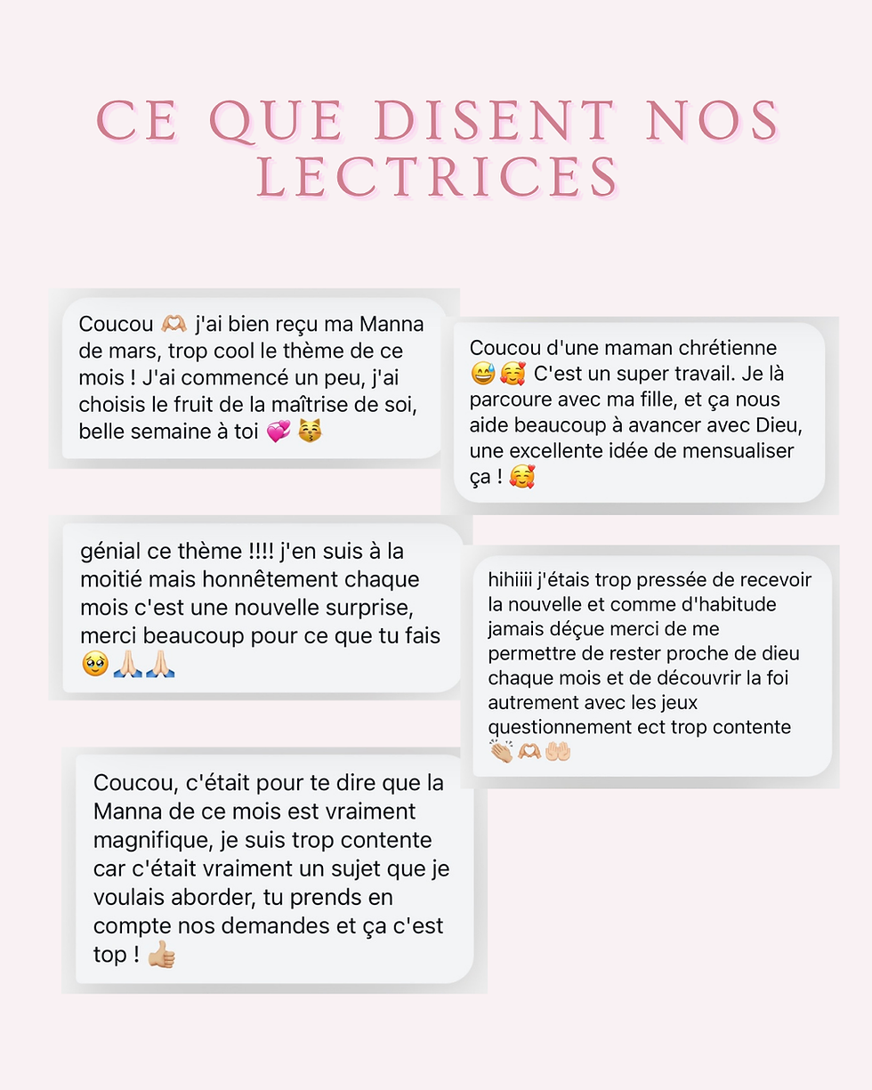 Miniature : Manna Mensuelle - "L'amour selon Dieu" (cahier d'activités chrétiennes)