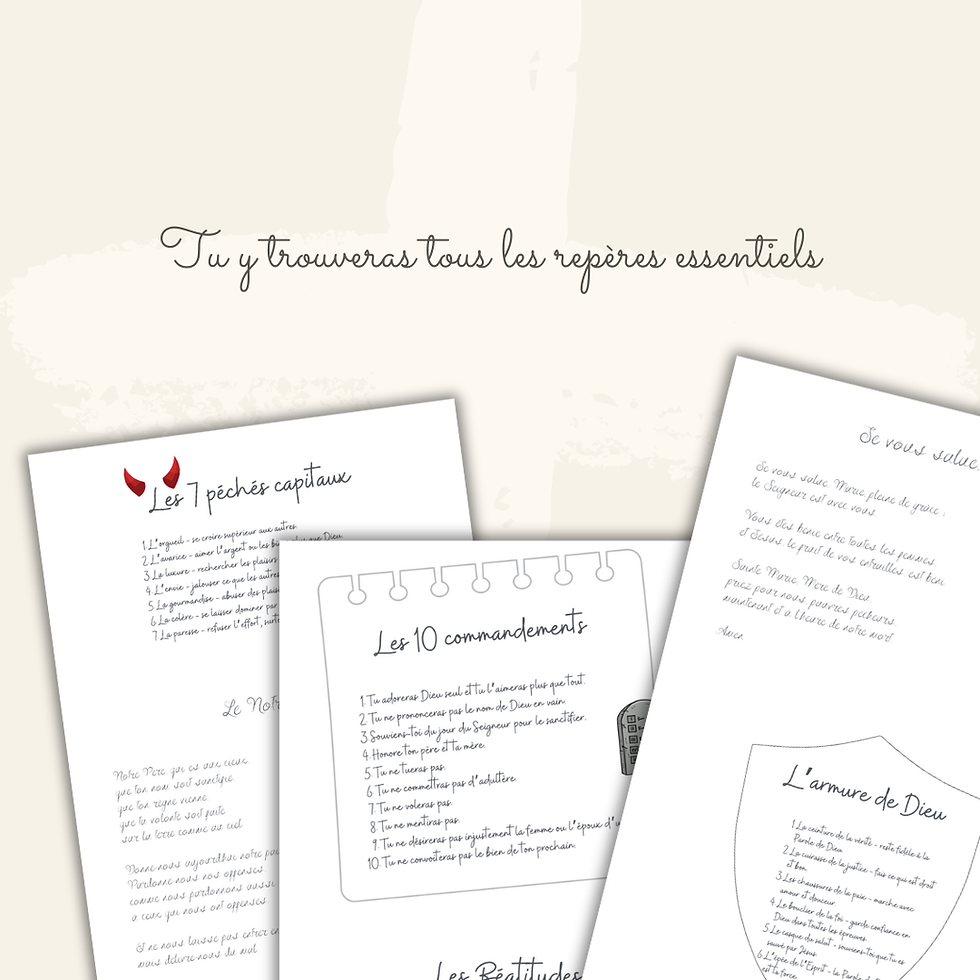 Miniature : Outils spirituels inclus dans le guide du nouveau croyant PDF Maison Bethléem