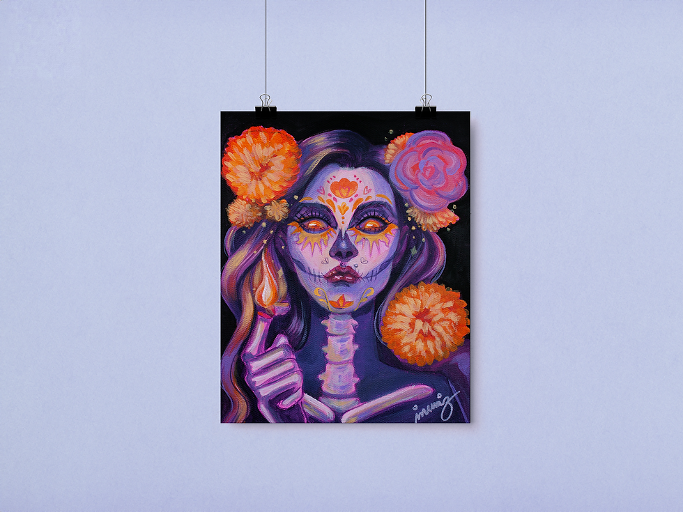 "Confiteor" a Monster Girls Art Print